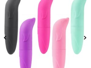 Vibrador Ponto G Com Formato Golfinho Aveludado Importação